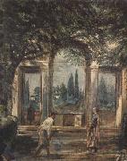 Diego Velazquez Villa Medici in Rome (Pavilion of Ariadne) (df01) Spain oil painting artist